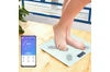 Ozstock Wireless Bluetooth Digital Bathroom Body Fat Scale 180KG Scales Weight BMI Wate (WHITE)