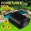 10x8m Pond Liner HDPE Fish Koi Pool Skin Waterfall Water Garden Pad Black Reservoir Fountain Landscaping Heavy Duty 0.2mm