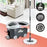 Spin Mop and Bucket Set Floor Cleaner Dust Magic Dry Twist Cleaning System 4 Microfibre Heads for Wood Tile Hardwood