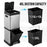 40L Rubbish Bin Dual Compartment Pedal Garbage Can Recycling Trash Waste Stainless Steel Trashcan Soft Closing Lid Kitchen