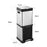 40L Rubbish Bin Dual Compartment Pedal Garbage Can Recycling Trash Waste Stainless Steel Trashcan Soft Closing Lid Kitchen