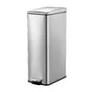 Small Rubbish Pedal Bin Garbage Can Recycling Trashcan Waste Recycling Stepbin Stainless Steel Soft Close Kitchen House 20L