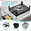 Dish Drying Rack Plate Drainer Cutlery Utensil Holder Tray Kitchen Organiser Storage Shelf Stainless Steel