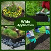 Garden Landscape Edging 20mx30cm Lawn Border Flower Plant Bed Grass Path Fence DIY Flexible Corrugated Carbon Steel Roll Kit