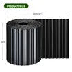 Garden Landscape Edging 20mx30cm Lawn Border Flower Plant Bed Grass Path Fence DIY Flexible Corrugated Carbon Steel Roll Kit