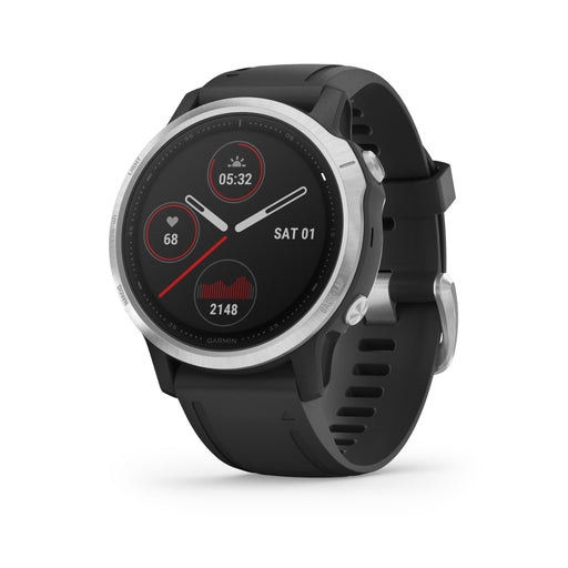 Garmin Fenix 6S Sports Watch (Silver with Black Band)