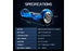 BULLET Gen III Hoverboard Scooter, Superior Self Balancing System, Dual Copper Motors, UL Certified, 6.5' Wheels, LED Lights, Carry Bag, Galaxy Blue