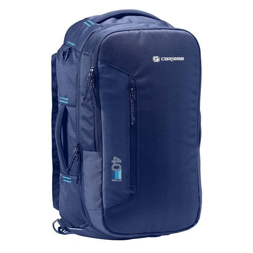 Caribee Traveller 40 Carry On Backpack - Navy