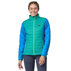 Patagonia Nano Puff Womens Insulated Jacket - Subtidal Blue - M