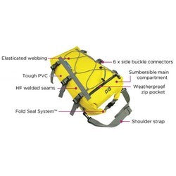 Overboard SUP/Kayak 20L Deck Dry Bag - Yellow