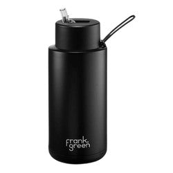 Frank Green Reusable Ceramic Bottle - 1000ml - Midnight Black