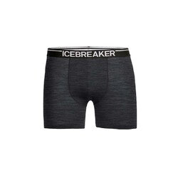 Icebreaker Anatomica Mens Merino Boxer Underwear - Jet Heather - L