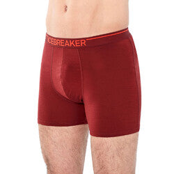 Icebreaker Anatomica Mens Merino Boxer Underwear - Jet Heather - L