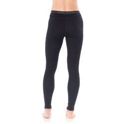 Icebreaker Tech 260 Womens Thermal Base Layer Leggings - Black - L