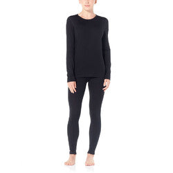 Icebreaker Tech 260 Womens Thermal Base Layer Leggings - Black - L