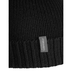 Icebreaker Merino Vela Cuff Unisex Beanie - Black