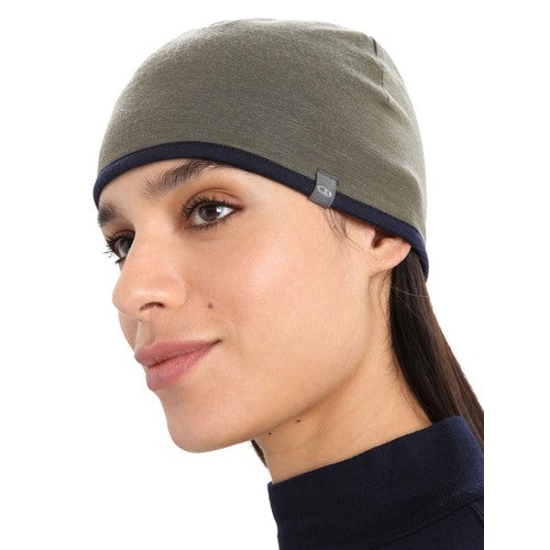 Icebreaker Merino Pocket Adult Beanie - Loden/Midnight Navy