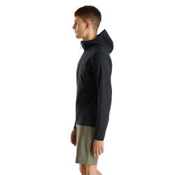 Arcteryx Kyanite LT Mens Fleece Hooded Jacket - Black - XXL