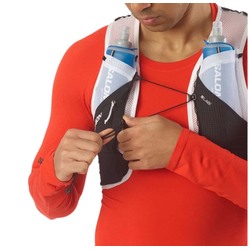 Salomon S/Lab Pulsar 3 Hydration Vest with Flasks - Black/White - L