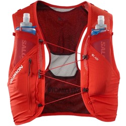 Salomon S/Lab Pulsar 3 Hydration Vest with Flasks - Fiery Red / Black - L