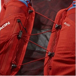 Salomon S/Lab Pulsar 3 Hydration Vest with Flasks - Fiery Red / Black - L