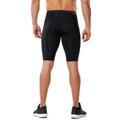 2XU MCS Run Mens Compression Shorts - Blk/Brf - L