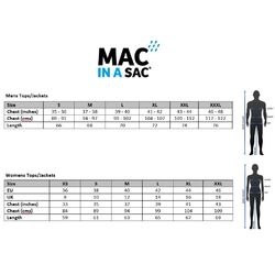 mac in a sac 10 Unisex Waterproof Packable Jacket - Charcoal - L