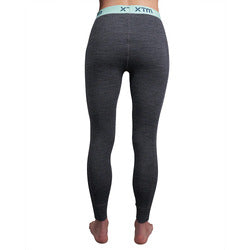 XTM Merino Wool Womens Thermal Pants - Mid Grey Marle - 10