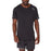 2XU Aero Mens Running T-Shirt - Black/Silver Reflective - L