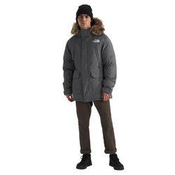 The North Face McMurdo Mens Waterproof Parka Jacket - Smoked Pearl - M