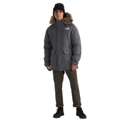 The North Face McMurdo Mens Waterproof Parka Jacket - Smoked Pearl - M