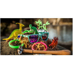 Goodr The OG Running Sunglasses - Electric Dinotopia Carnival