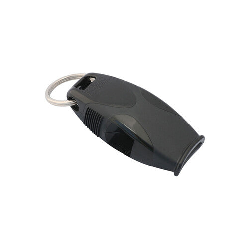 Fox 40 Sharx Whistle with Lanyard - Black/Black