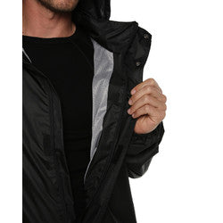 XTM Stash II 3/4 Stash Unisex Rain Waterproof Jacket - Black - M