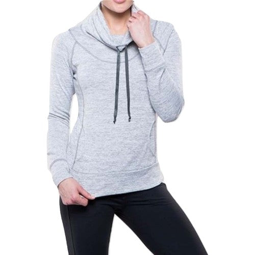 KUHL Lea Womens Fleece Pullover - Ash - L