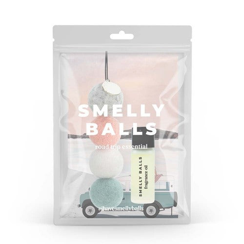 Smelly Balls Reusable Car Freshener - Seapink Set - Tobacco Vanilla