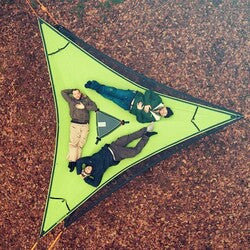 Tentsile Trillium Giant 3-Person Camping Hammock - Black mesh