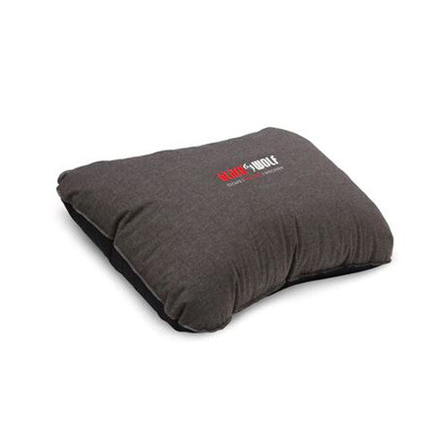 Black Wolf Comfort Pillow - Extra Large - Black Marle