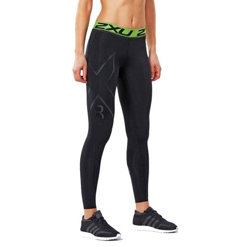 2XU Womens Refresh Recovery Tights - Black/Nero - L