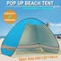 Ozoffer Pop Up Beach Tent Canopy UV Camping Fishing Mesh Sun Shade Shelter