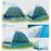 Ozoffer Pop Up Beach Tent Canopy UV Camping Fishing Mesh Sun Shade Shelter