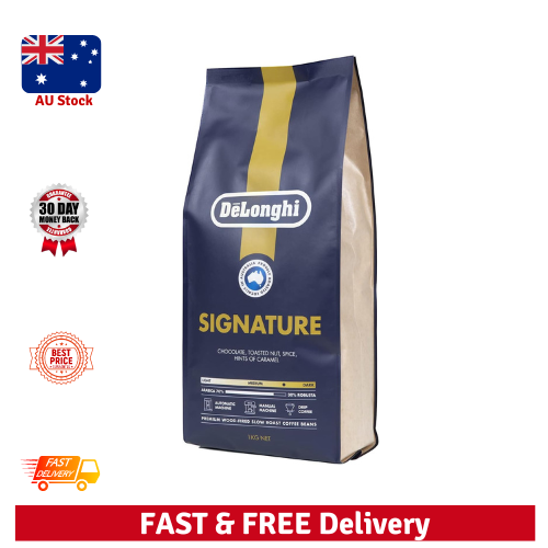 Delonghi Signature Blend Coffee Beans 1KG (SIGNATURE1KG) 70% Arabica 30% Robusta