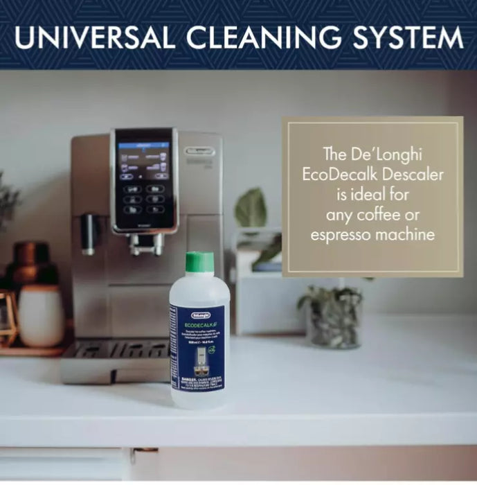 DéLonghi EcoDecalk Coffee Machine Descaler 500mL Cleaning Solution AU Stock New