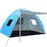 4 Person Weisshorn Beach Tent Camping Tent Sun Shade Shelter Fishing Blue