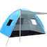 4 Person Weisshorn Beach Tent Camping Tent Sun Shade Shelter Fishing Blue