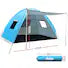 4 Person Weisshorn Beach Tent Camping Tent Sun Shade Shelter Fishing Blue